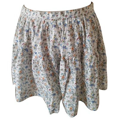 Pre-owned Agnès B. Mini Skirt In Multicolour