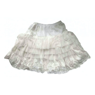 Pre-owned Dixie Mini Skirt In White