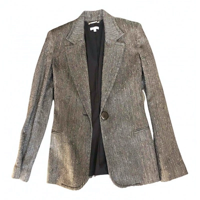 Pre-owned Anna Molinari Grey Synthetic Jacket