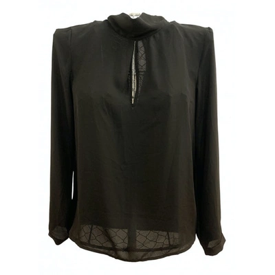 Pre-owned Selected Black Polyester Top