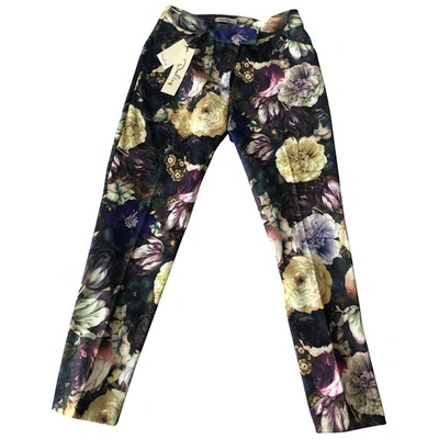 Pre-owned Darling Straight Pants In Multicolour