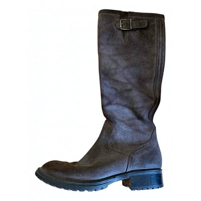 Pre-owned Maliparmi Boots In Grey
