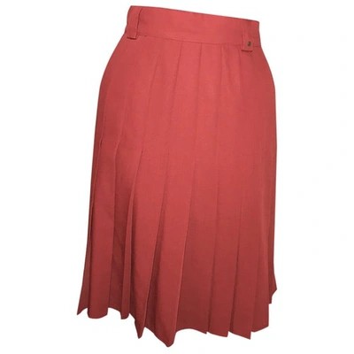 Pre-owned Aigner Wool Mid-length Skirt In Other