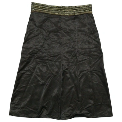 Pre-owned Class Cavalli Mid-length Skirt In Brown
