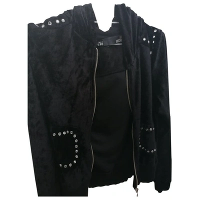 Pre-owned Moschino Love Jacket In Black