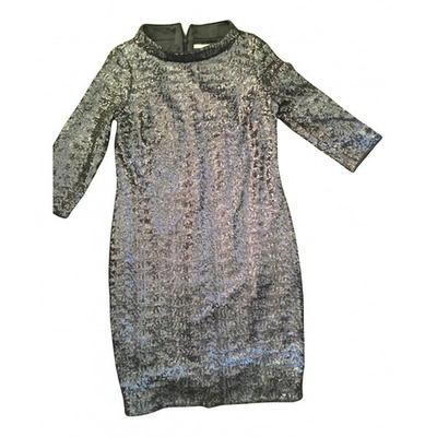 Pre-owned Boden Glitter Mid-length Dress In Metallic