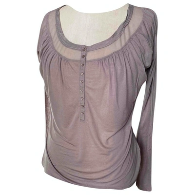 Pre-owned Berenice Cashmere Blouse In Beige