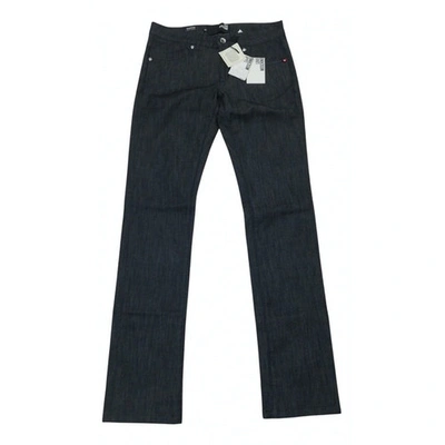 Pre-owned Moschino Love Black Cotton - Elasthane Jeans