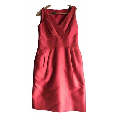 Pre-owned Hobbs Silk Mid-length Dress In Pink