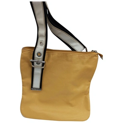 Pre-owned Byblos Crossbody Bag In Yellow