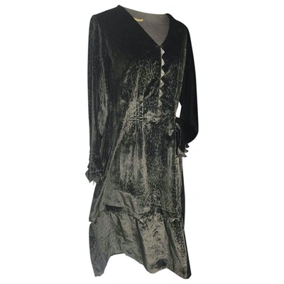 Pre-owned Unknown Mid-length Dress In Black