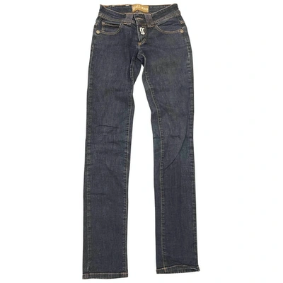 Pre-owned Galliano Slim Jeans In Blue