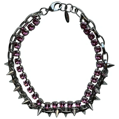Pre-owned Joomi Lim Necklace In Pink