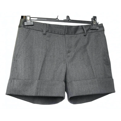Pre-owned Brooksfield Wool Shorts In Grey