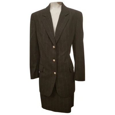 Pre-owned Brooksfield Wool Suit Jacket In Grey