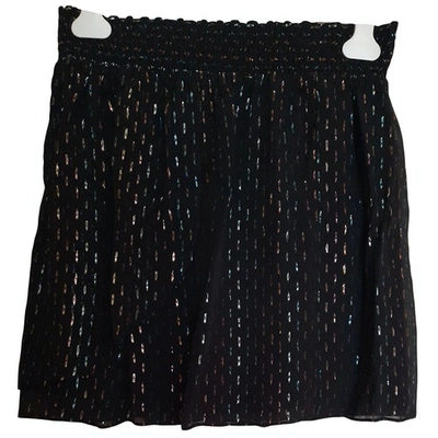 Pre-owned Ikks Silk Mini Skirt In Multicolour