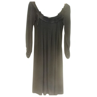 Pre-owned Max & Co Wool Dress In Black