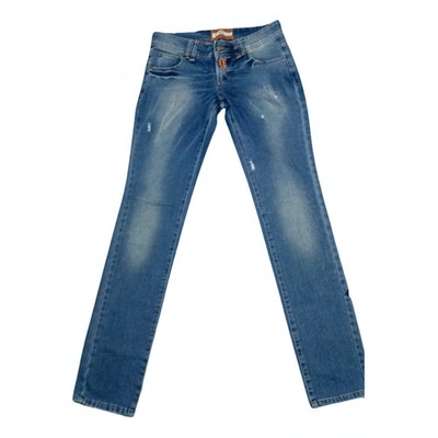 Pre-owned Galliano Trousers In Blue