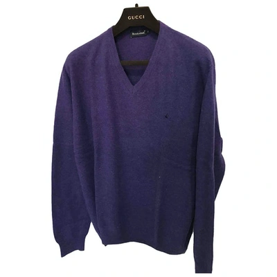 Pre-owned Brooksfield Purple Wool Knitwear & Sweatshirts