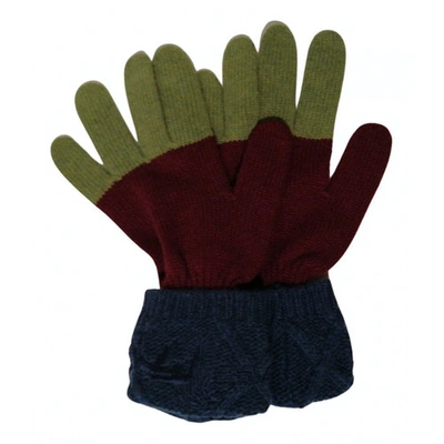 Pre-owned Class Cavalli Wool Gloves