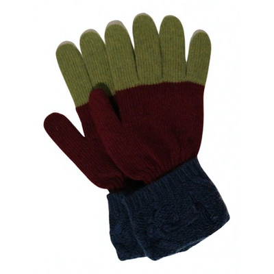 Pre-owned Class Cavalli Wool Gloves