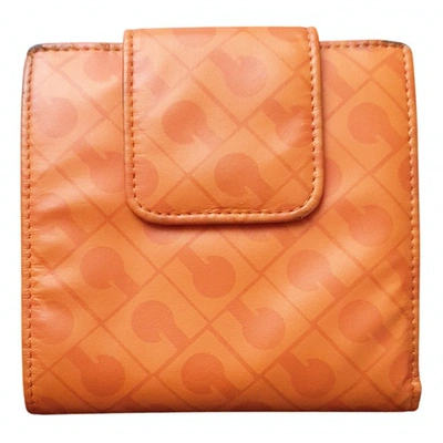 Pre-owned Gherardini Wallet In Orange