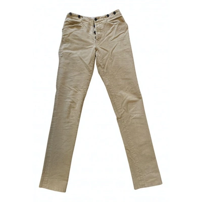 Pre-owned Suitsupply Trousers In Brown