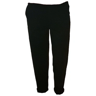 Pre-owned 5 Preview Straight Pants In Black