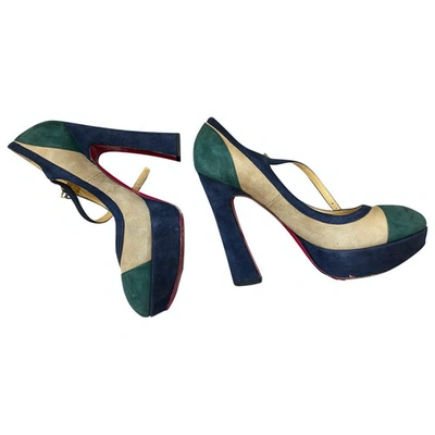 Pre-owned Luciano Padovan Heels In Multicolour