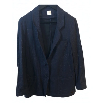 Pre-owned Des Petits Hauts Blue Cotton Jacket