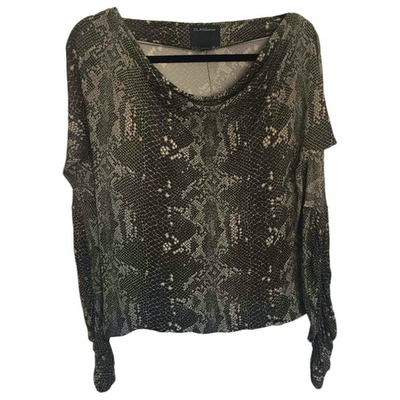 Pre-owned Class Cavalli Brown Viscose Top
