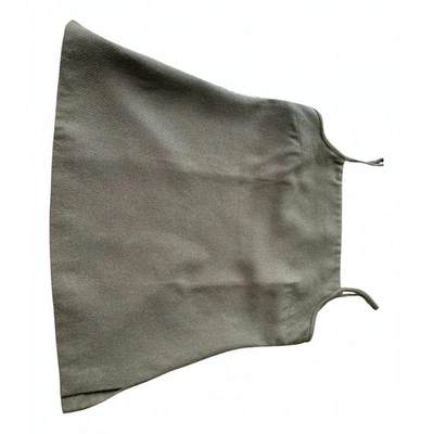 Pre-owned Apc Wool Camisole In Khaki