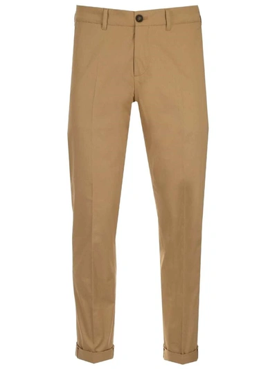 Golden Goose Pantaloni  In Cotone Strech In Beige