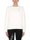 LACOSTE LACOSTE WOMEN'S WHITE SWEATSHIRT,SF129370V 40