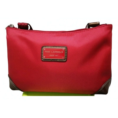 Pre-owned Ted Lapidus Silk Handbag In Red
