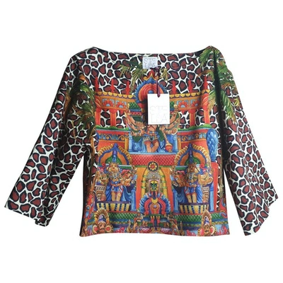 Pre-owned Stella Jean Top In Multicolour