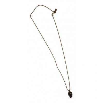 Pre-owned Marc Jacobs Necklace In Anthracite