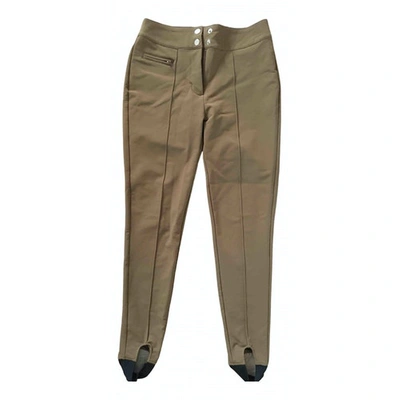 Pre-owned Fusalp Camel Trousers