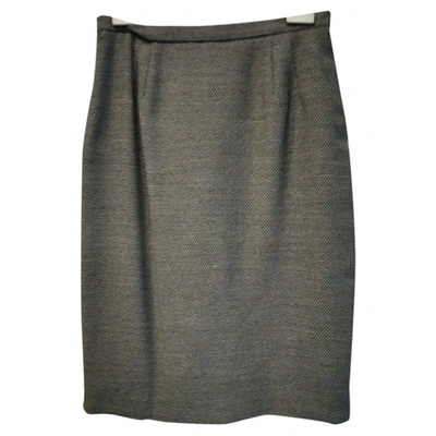 Pre-owned Emanuel Ungaro Mid-length Skirt In Anthracite