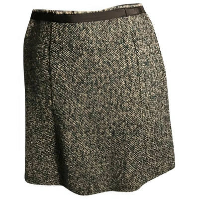 Pre-owned Marni Wool Skirt In Multicolour
