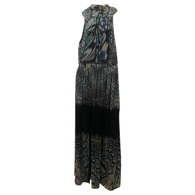 Pre-owned Just Cavalli Maxi Dress In Blue