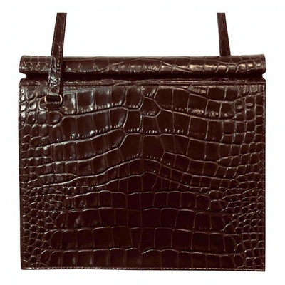 Pre-owned Gu_de Brown Leather Handbag