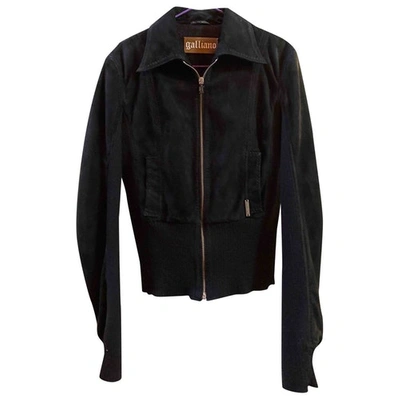 Pre-owned Galliano Biker Jacket In Black