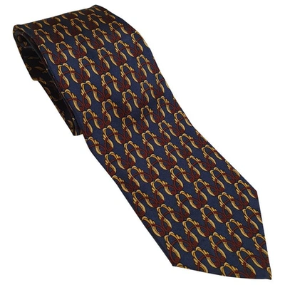 Pre-owned Ted Lapidus Silk Tie In Multicolour