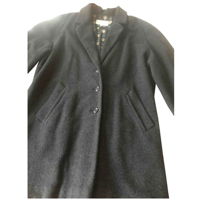 Pre-owned Byblos Wool Coat In Grey