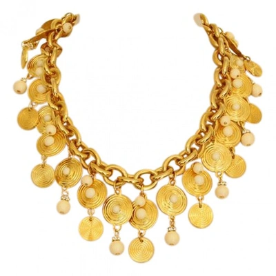 Pre-owned Carlo Zini Yellow Gold Necklace