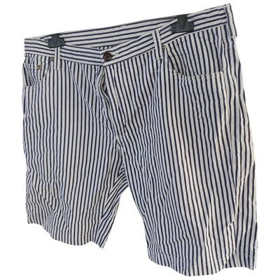 Pre-owned Marina Yachting Blue Cotton Shorts