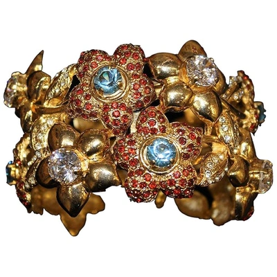 Pre-owned Carlo Zini Gold Metal Bracelet