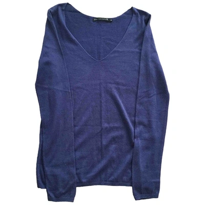 Pre-owned Berenice Blue Cotton Top