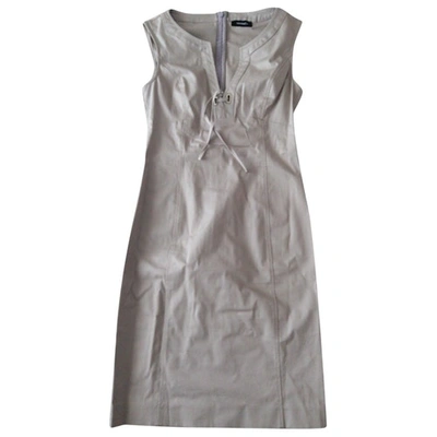 Pre-owned Max & Co Mid-length Dress In Ecru